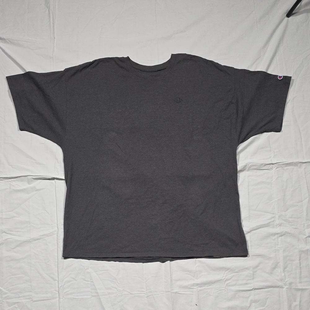Champion Men's Dark Gray Short Sleeve Tee